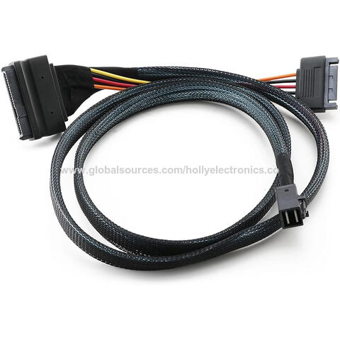 Buy Wholesale China Connectors 0.5m Mini Sas Sff 8643 To U.2 Sff-8639 ...