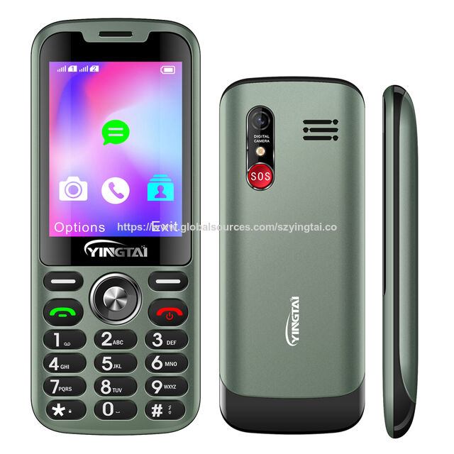Newest 2g 3g 4g Multi-feature Phone 2.8 Inch Big Keypad Mobile Phone ...