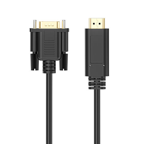 HDMI-VGA Adapter Cable – 6ft (HDMI to VGA, High Speed HDMI/15-pin D-sub,  Monitor Cable to Connect PCs, laptops, and Other HDMI Devices to VGA  Screens
