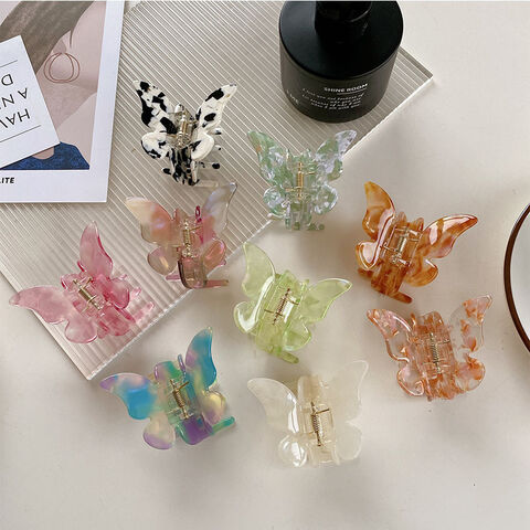 Butterfly Hair Clip Hair Claws Acetate Hairpin Hair Barrettes Hair  Accessories .