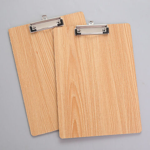 Office Solutions Direct Klemmbretter mit flachem Clip, Hartfaser-Holz-Klemmbrett für Klassenzimmer und Bürobedarf for sale at factory direct price