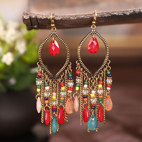 Wholesale Chinese New Arrival Fashion Boho Earrings - China Bohemian  Earrings and Jewelry price | Made-in-China.com