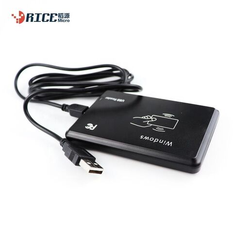 Rice Micro 13.56mhz Rfid Hf Nfc 15693 Desktop Portable Reader With Usb ...