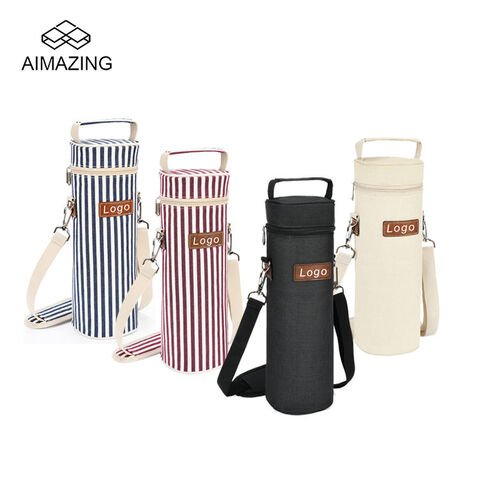 7x3x14 in. 1 Bottle Wine Tote Cooler Bag