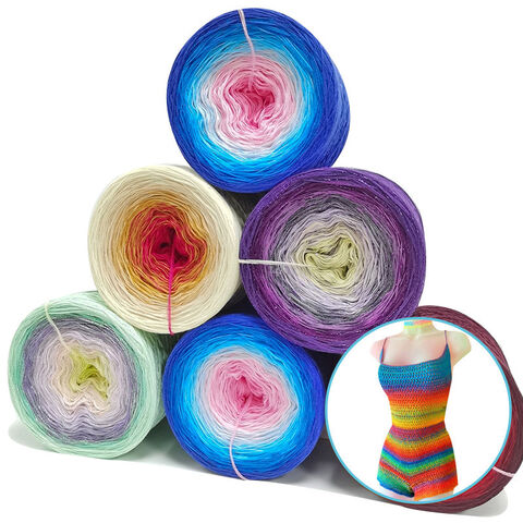 High Tenacity Solid Colors Spun Feather Yarn For Knitting And