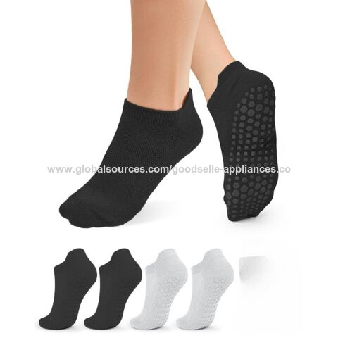 Buy Wholesale China Premium Cotton Non Skid Barre Yoga Socks Women