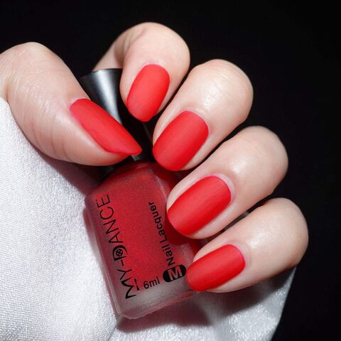 GFSU - GO FOR SOMETHING UNIQUE 10Ml Red velvet matte nail polish Red -  Price in India, Buy GFSU - GO FOR SOMETHING UNIQUE 10Ml Red velvet matte  nail polish Red Online