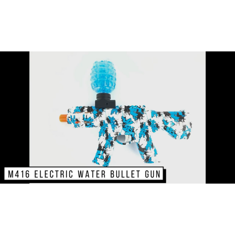 New 2 In 1 Splatter Ball Blasters With 5000 Gel Beads Ammo M416 ...
