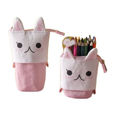 Korean Stationery Cute Kids Stand Up Pencil Pouch Holder Canvas Pop Up Pencil  Cases For Girls, Cute Canvas Pencil Cases, Pop Up Pencil Cases, Pencil Bags  - Buy China Wholesale Stand Up