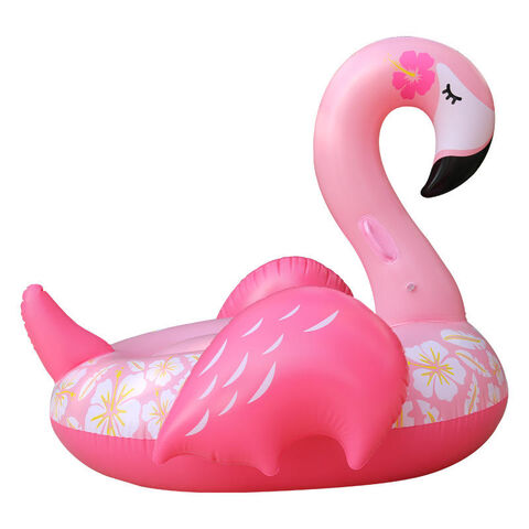 F Inflatable Sleeping Beauty Flamingo Pool Float Pink Sakura