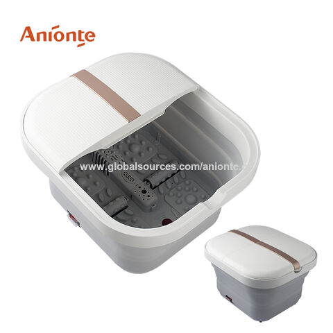 Bañera plegable y masajeador vibratorio para pies tipo SPA - Ideal para relajación y bienestar