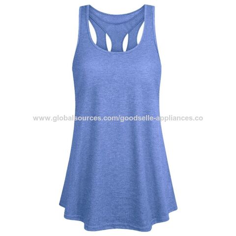Buy Wholesale China Customized Sexy Sleeveless Soft Casual Summer Tank  Flowy Yoga Tops & Sports Equipment,yoga Cloth, Yoga Wear, Bra,2023 at USD  1.3