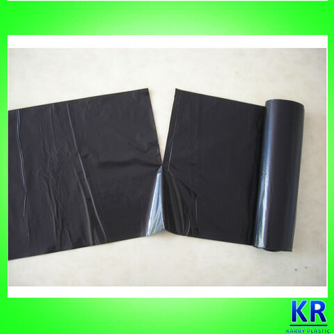 Black garbage bags household thickened portable vest style medium and large  kitchen disposable garbage bags wholesale plastic bags