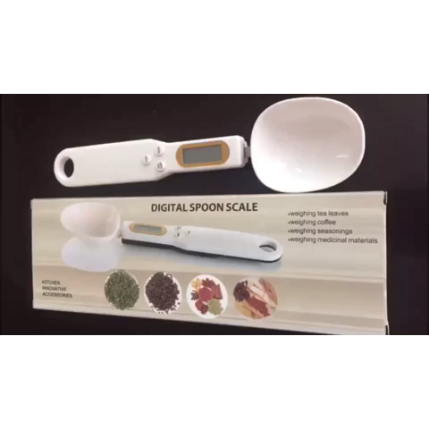 1pc Electronic Measuring Spoon Scale Powered By 1 Button Cell Battery,  Small Kitchen Scales, Weighting Spoon, Handheld Instrument Scale, Food  Volume & Weight Measuring Scale, Kitchen Weighing Scale