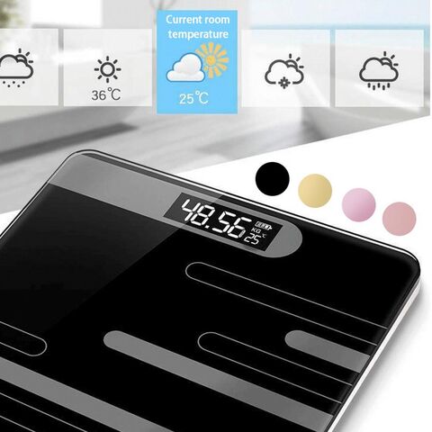 BATHROOM SCALES WEIGHING DIGITAL LCD ELECTRONIC HOME BODY GLASS SCALE WEIGHT