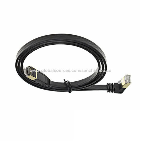 Achetez en gros Câble Ethernet Personnalisé à Angle Droit 1m 2m 5m Cat5  Cat5e Cat6 Cat6a Câble 90 Degrés L Forme Coude Lan Réseau Rj45 Câble Chine  et Câble à Angle Droit