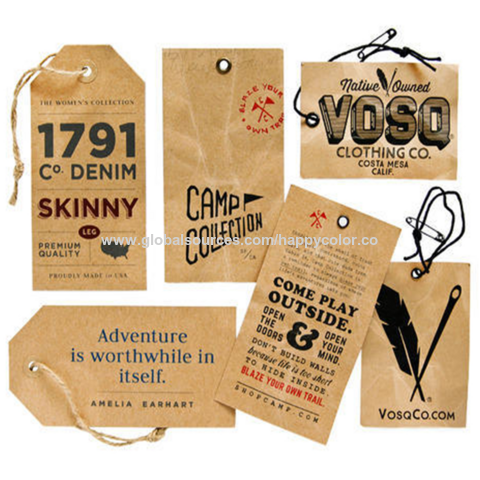 Custom 300 Gsm Paper Hang Tags For Clothing Price List Care Paper Labels  Customized Kraft Paper Gift Tag For Clothes Kraft Label - AliExpress