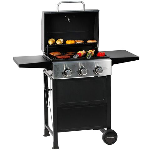 Barbecue à Gaz Propane avec Deux Étagères Pliables et Brûleur en Acier Inoxydable for sale at factory direct price