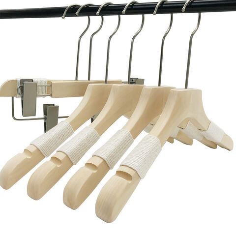 Buy Wholesale China  Adult Multifunctional Thickened Bold Wooden  Hangers & Wooden Clothes Hunger at USD 0.26