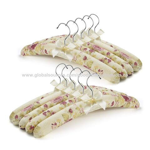 10pcs Nonslip Wide Shoulder Plastic Clothes Hangers, Adults