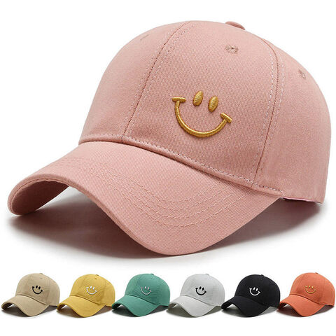 Embroidered Simile Face Adjustable Strapback Curved Brim Logo Custom Sun  Shield Sport Cap Baseball Cap Hat $1.5 - Wholesale China Cap at Factory  Prices from Skylark Network Co., Ltd.
