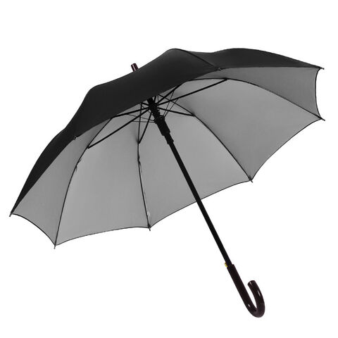 Wholesale Straight Umbrella with Hook handle for Sun and Rain Factory and  Supplier