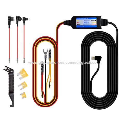 Fusible 12V-24V al cable eléctrico del cargador de la cámara de la rociada del coche 5V for sale at factory direct price
