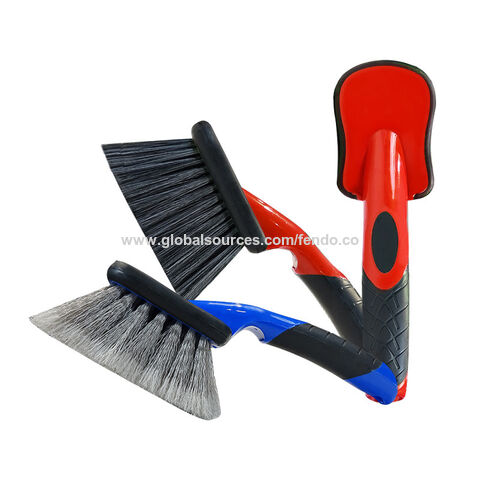 China Long Wheel car wash brush Soft Bristle Car wheel & engine & tire washing  brush Cleaning Brush factory and manufacturers