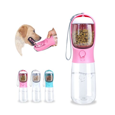 Caseeto Botella de agua para perros, dispensador de agua portátil para  perros, botella de agua de viaje para mascotas, plegable, a prueba de  fugas