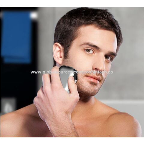 Mini Recargable para Hombres Eléctrica Afeitadora de Barba Maquina de  Afeitar