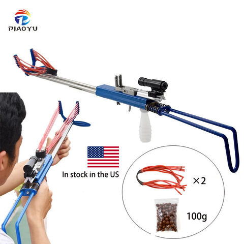 Professional Fishing Tool Slingshot for Outdoor Hunting Shoot fish Powerful  Slingshot With Rubber band and Reel