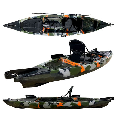 Professional Single Seat Angler Kayak, Kajak, Fishing Kayak Pedal Drive -  China Boat and Fishing Boat price