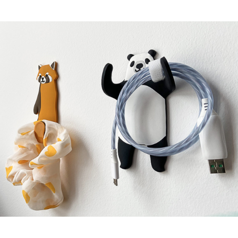 Kids Wall Hooks Adhesive-cute Animal Decorative Wall Hooks