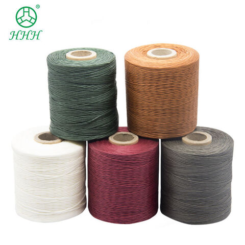 Buy Wholesale China 150d/16 400g Leather Shoe Sewing Waxed Flat Wax Cord  Polyester Braided Threadpopular & Waxed Thread Leather at USD 2.4