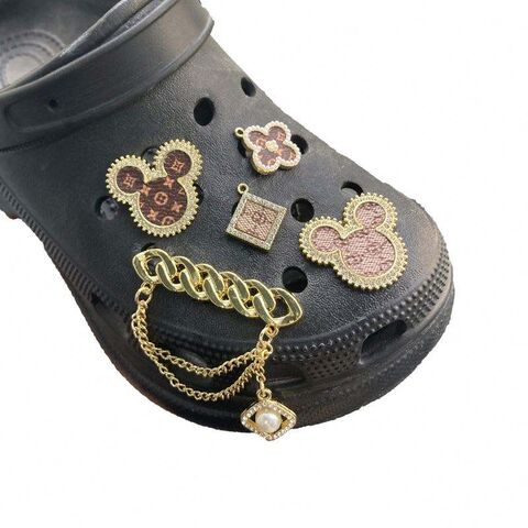 Buy Wholesale China Bling Metal Luxury Croc Charms Designer Chain For Diy  Clog Shoe Luxury Ornament Accessories Shoes Charms & Shoe Charms at USD  1.12
