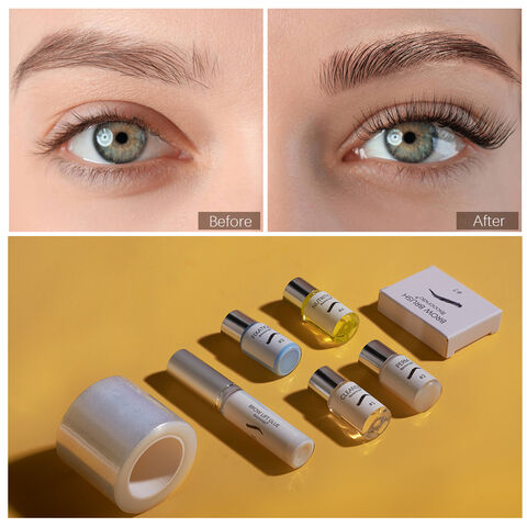 Kits de lifting de pestañas EKeratin de Amazon de fraguado rápido para laminación de cejas