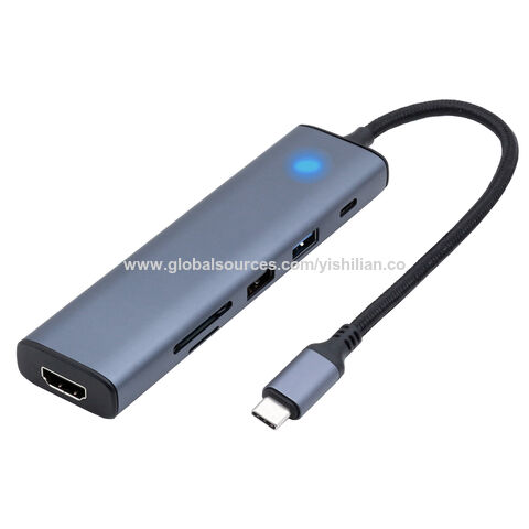 Adaptateur USB C vers lecteur de carte SD, USB C vers Micro SD TF,  compatible avec