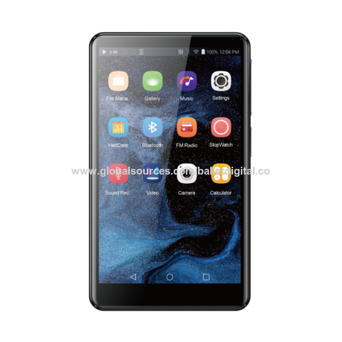 Lecteur MP4 MP3 Portable 4 pouces à écran tactile, 750mAh, sans caméra et avec haut-parleur