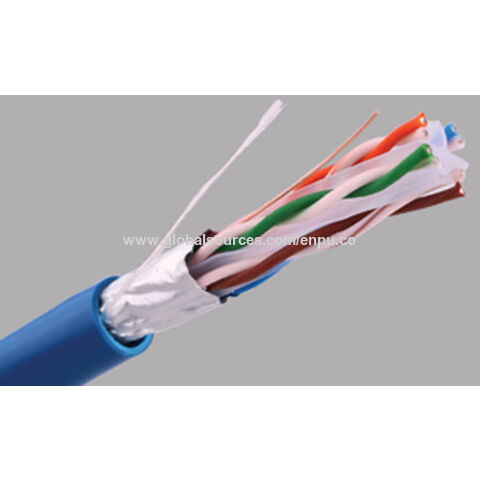 FTP Cat5e 100m Ethernet Cable , 100m Cat6 Cable 4P Twisted Pair