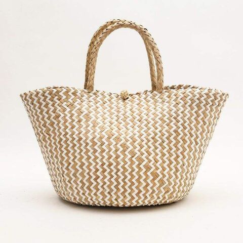 Buy Wholesale China Fashionable Straw Beach Bag With Colorful Straw ...