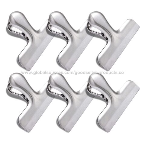 Chip Bag Clips, 3 Inches Wide Stainless Steel Heavy Duty Chip