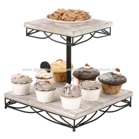 Textured Metal Cake Stand - India Handicraft – Serendipity House of Style