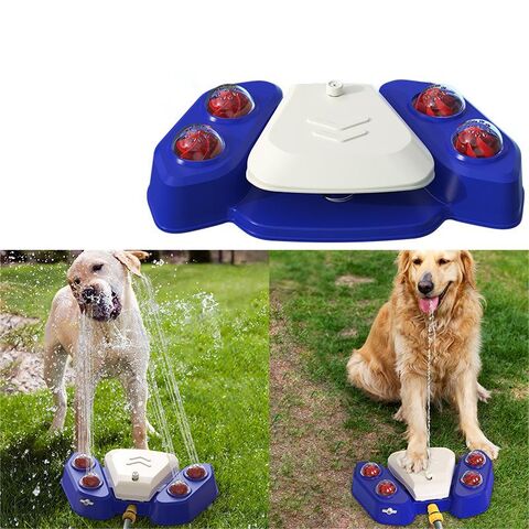 Paw activated water clearance fountain