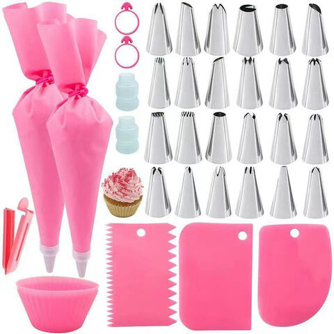 50-pack Disposable Pastry Bags For Cake Decorating - Icing Piping Bags