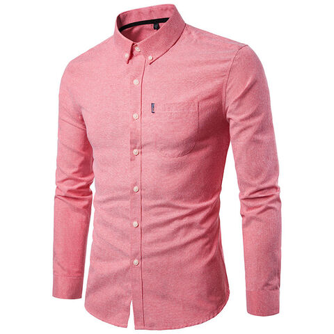 Compre Precio De Fábrica Camisa Slim Fit Manga Larga Oxford Talla