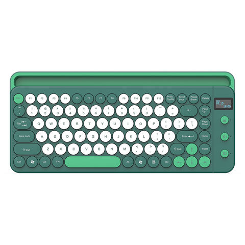 Mini clavier BT sans fil 2.4G OEM avec écran à cristaux liquides for sale at factory direct price