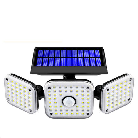 Lámpara solar de pared con sensor humano, luz exterior giratoria, iluminación impermeable para patio, farola pequeña