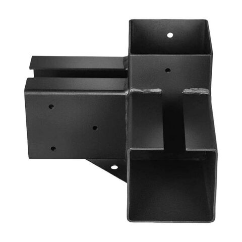 New Model Brackets Stainless Steel Metal 3 - Way Right Angle Corner Bracket for Wood Beams Gazebo Pergola Kit Bracket,welding part
