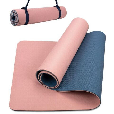 Yoga and Exercise Mat by Yoga Pants Cat, 24” x 72” x 4 mm Thick