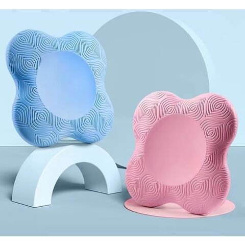 Almofada de equilíbrio impermeável em forma de flor azul e rosa para treinamento físico for sale at factory direct price
